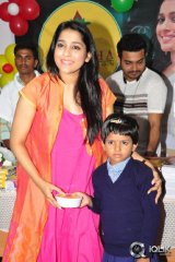 Rashmi Goutham And Getup Srinu At Akshara Kalasha Foundation